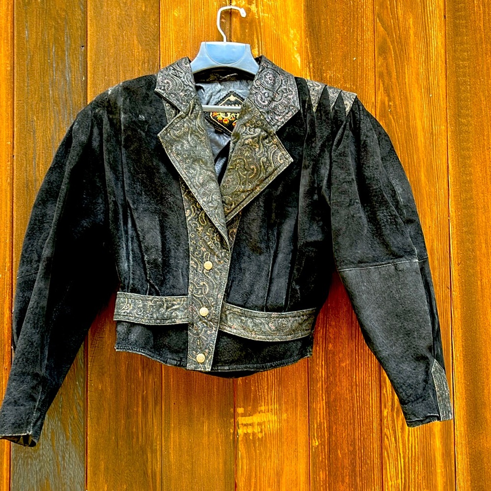 Dressy leather jacket